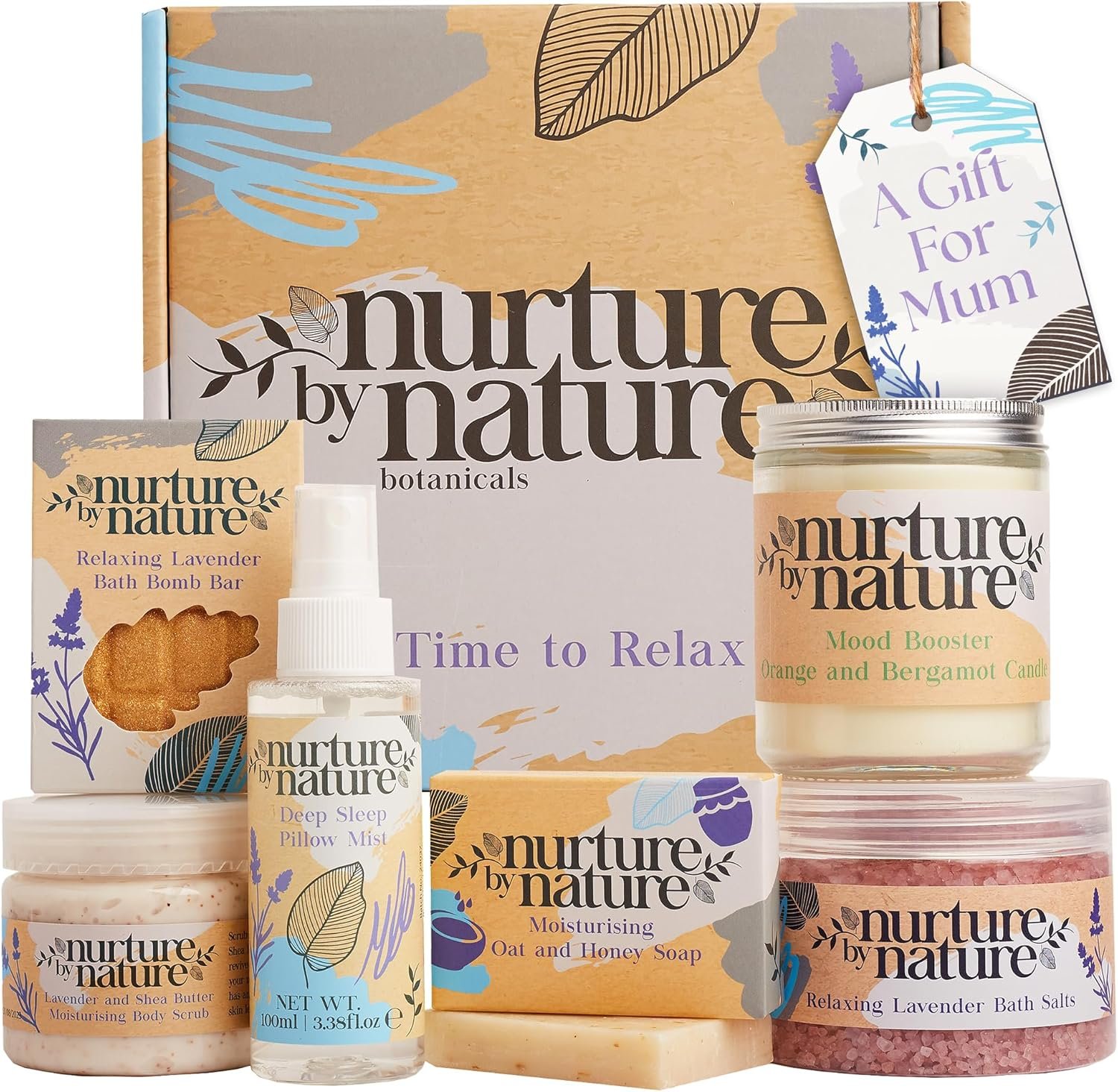 Nurture by Nature Spa Gift Baskets for Women