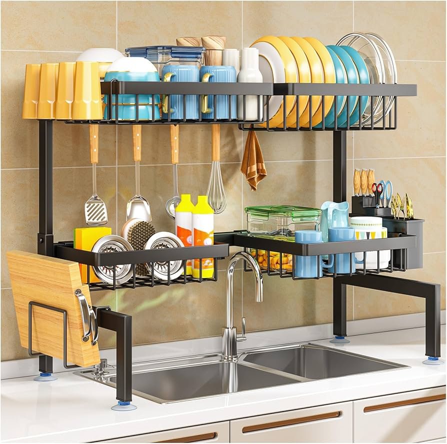 Over The Sink Dish Drying Rack